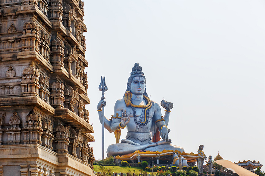 Lord Shiva Statue in Murudeshwar, Karnataka, India