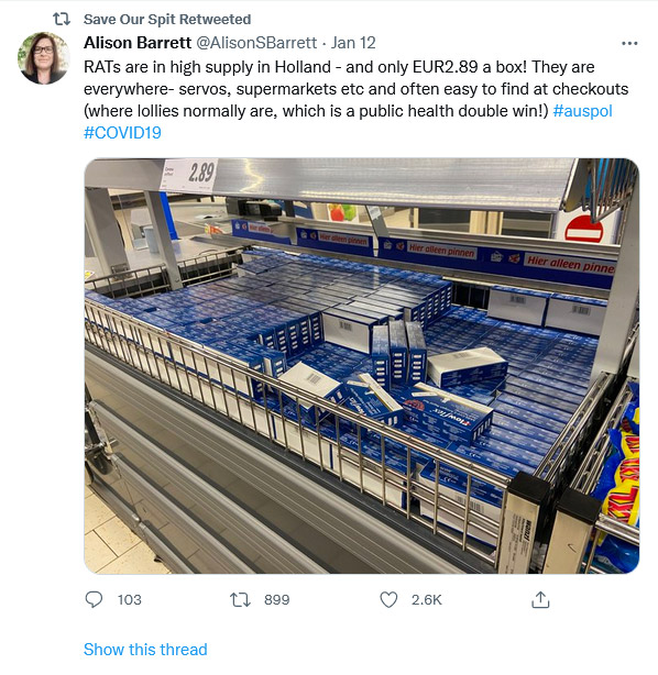 Rapid Antigen Tests Available Holland Twitter