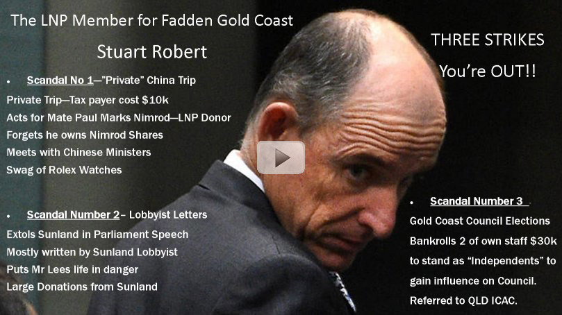 Stuart Robert 3 Strikes