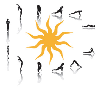 Yoga Posture Sun Salutation